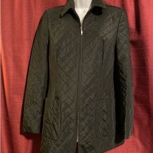 Women's German Quilted Black Jacket